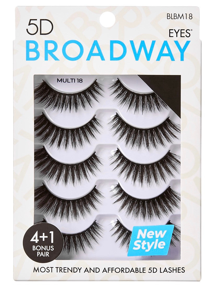 KISS Broadway 5D Lashes 5 Pair Multipack (30 Styles)