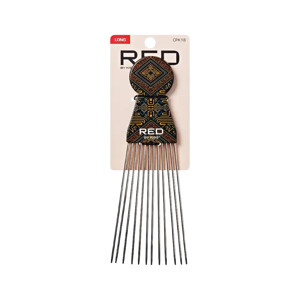 RED Soul Pik Curly Hair & Afros Hair Pick