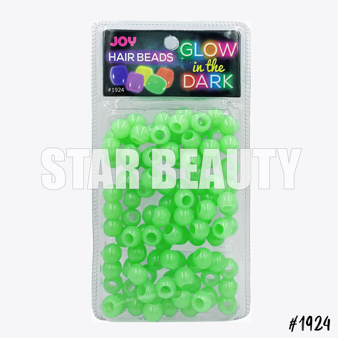 ANNIE JOY Hair Beads Glow In The Dark