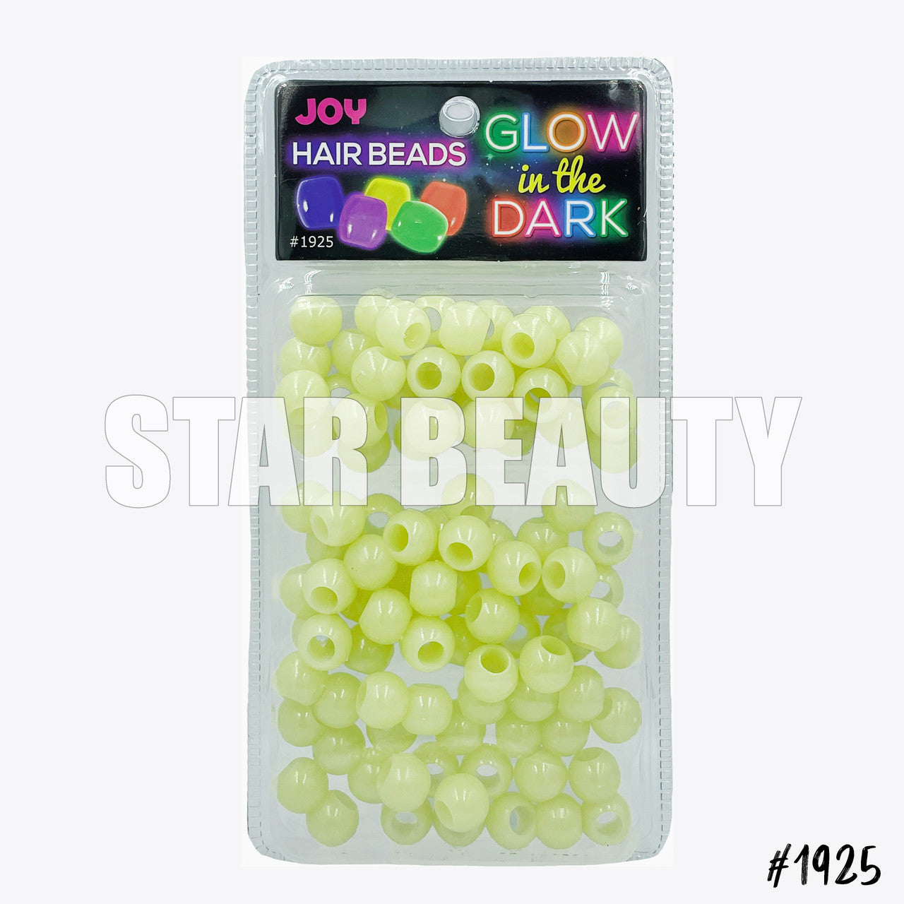 ANNIE JOY Hair Beads Glow In The Dark