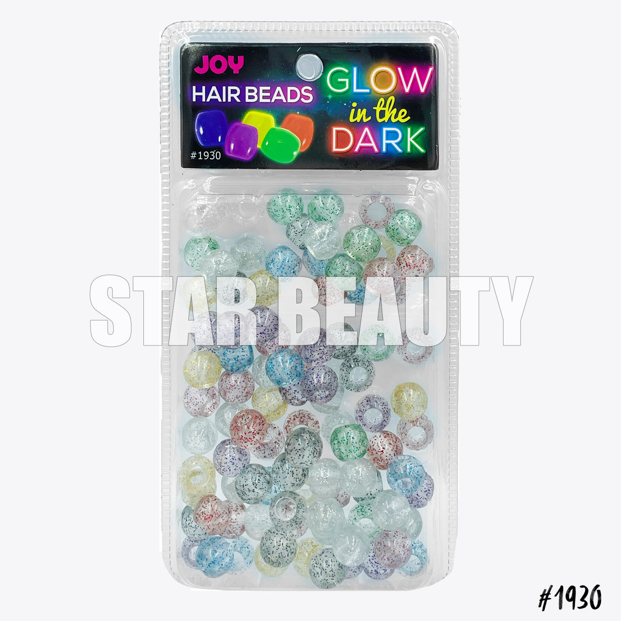 ANNIE JOY Hair Beads Glow In The Dark