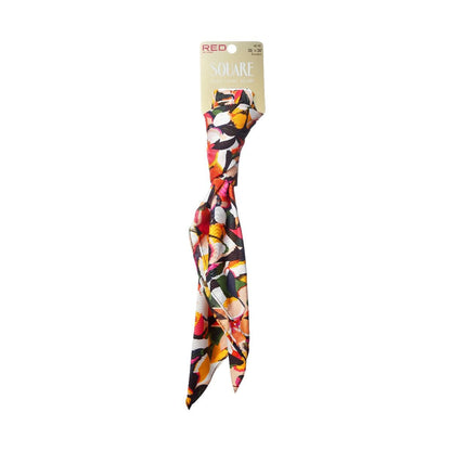 RED Woven Silky Satin Square Scarf (HQ191 - HQ198)