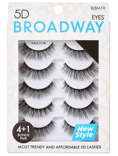 KISS Broadway 5D Lashes 5 Pair Multipack (30 Styles)