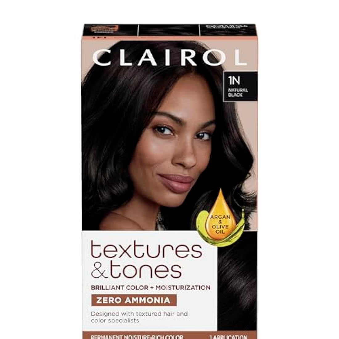 Clairol Textures & Tones Permanent Hair Color (Zero Ammonia)