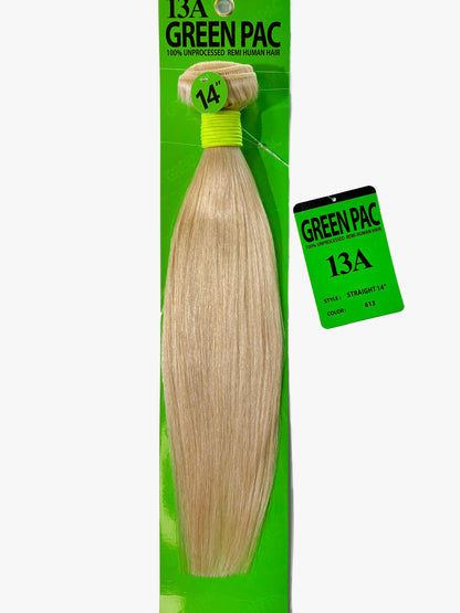 Green Pack 100% Human Hair Single Bundle - 613 Straight (10"-28")