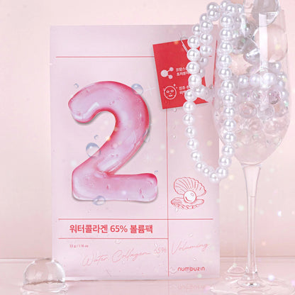 NUMBUZIN No. 2 Water Collagen 65% Voluming Sheet Mask (1 Sheet)