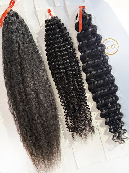 Formi 100% Virgin Hair Crochet Hair - Deep (14"-24")
