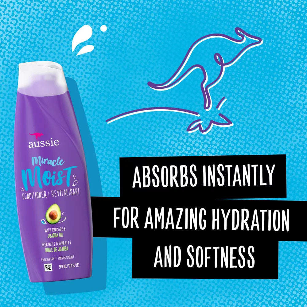 Aussie Miracle Moist Conditioner (12 oz)