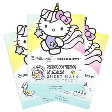 THE CREME SHOP Hello Kitty Unicorn Shooting Stars Sheet Mask (3 sheets)