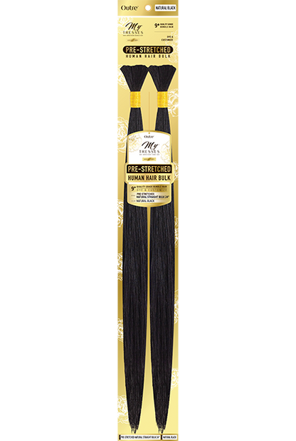 OUTRE Mytresses Gold Label 100% Human Hair Pre-Stretched Natural Straight Bulk