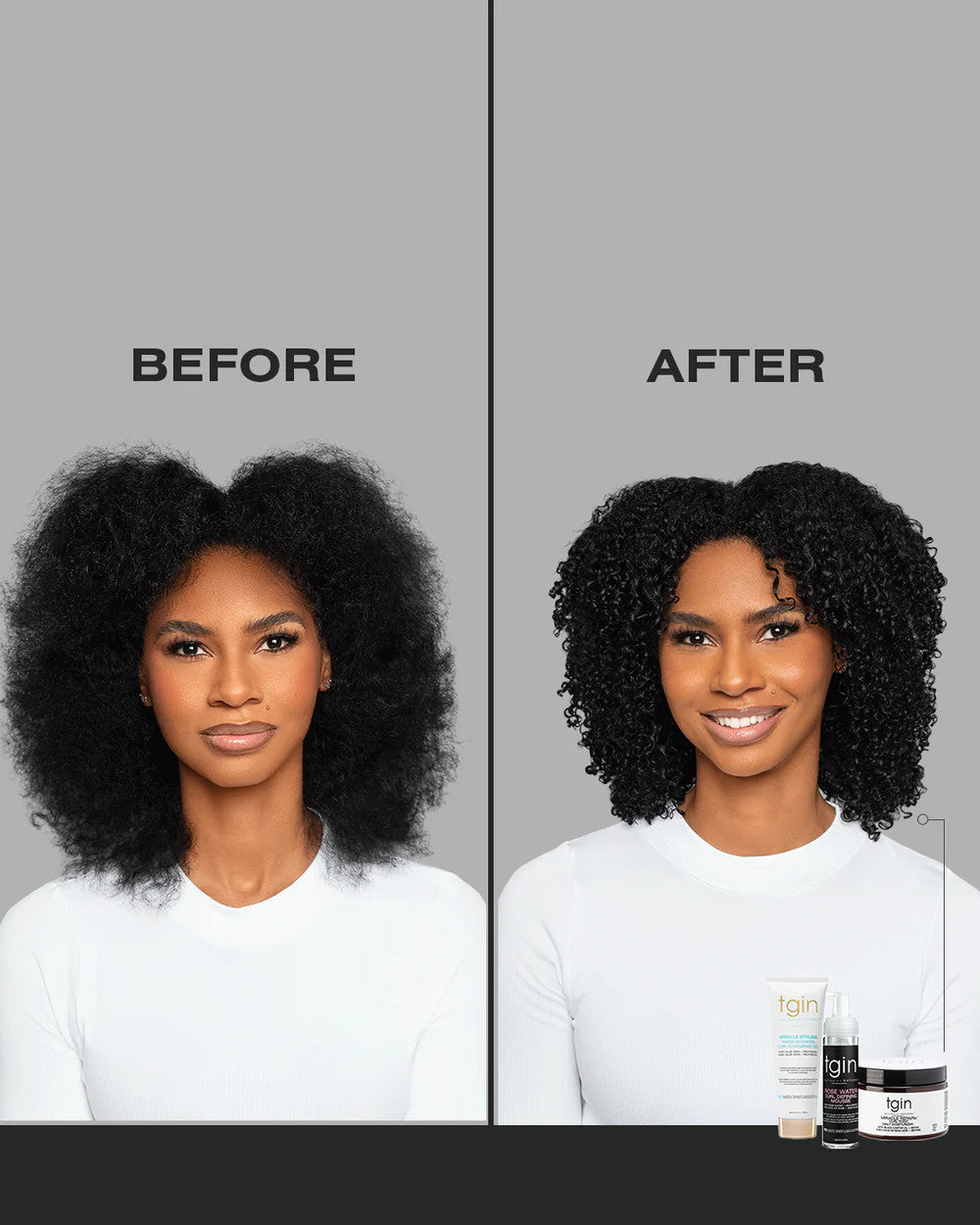 TGIN Miracle Styling Water Activated Curl Elongating Gel (8 oz)