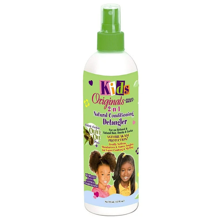 Africa's Best Originals Kids 2-n-1 Natural Conditioning Detangler (12 oz)