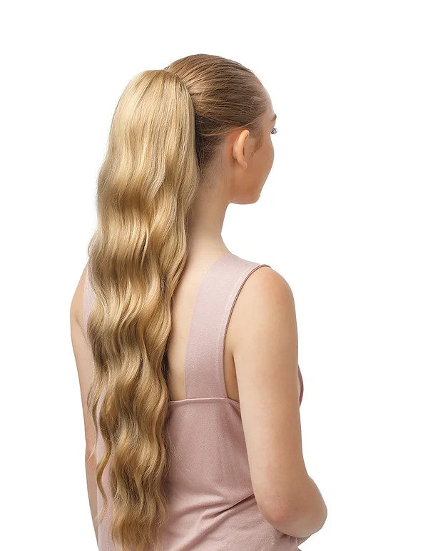 PLUS Designer Hair Clip In Drawstring Ponytail - Jealous Me