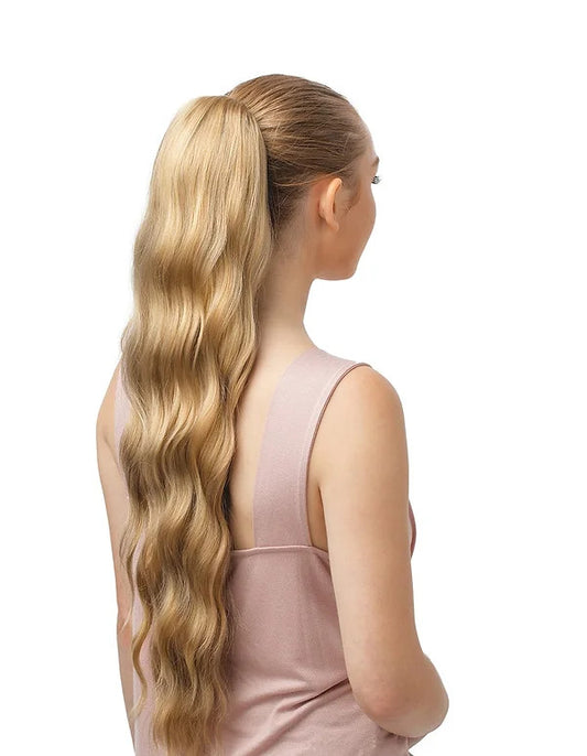 PLUS Designer Hair Clip In Drawstring Ponytail - Jealous Me