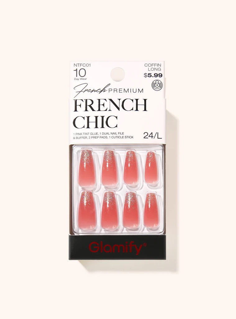 GLAMIFY French Chic Press On Nails