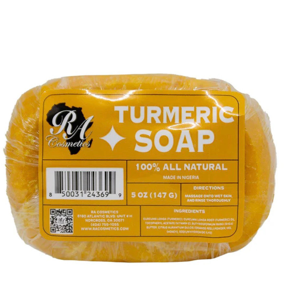 RA Cosmetics 100% All Natural Turmeric Soap (5 oz)