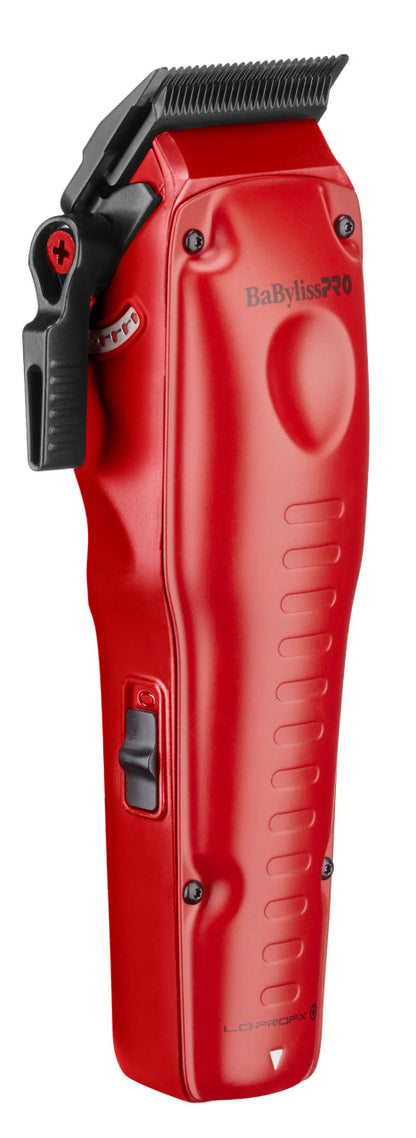 BaByliss PRO FXONE Lo-ProFX Matte Red High Performance Low Profile Clipper