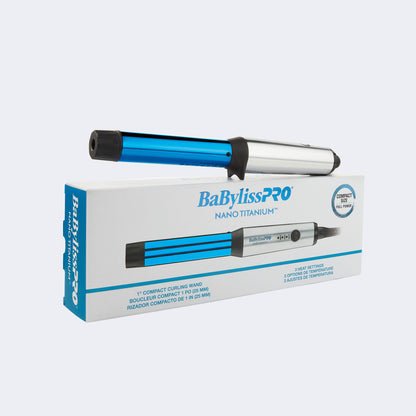 BaBylissPRO Nano Titanium Compact 1" Curling Wand