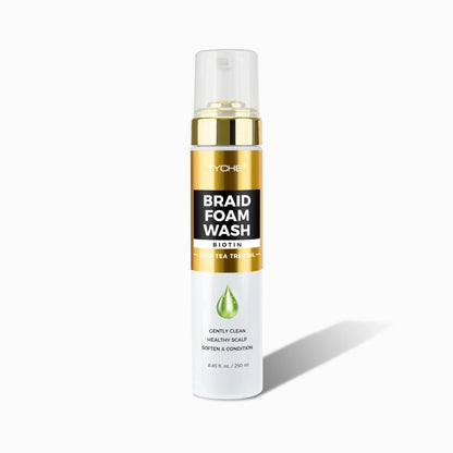 TYCHE Braid Foam Wash with Biotin & Tea Tree Oil (8.45 oz)
