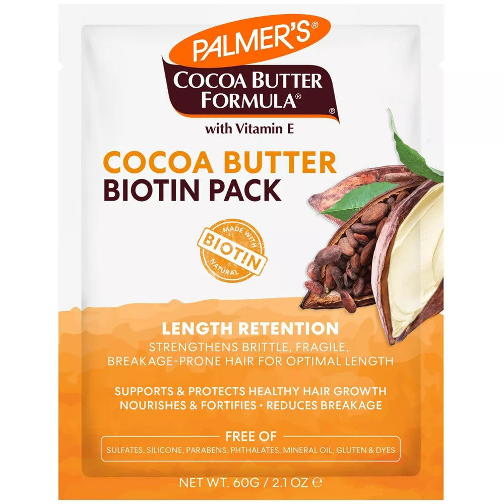 Palmers Cocoa Butter Formula Biotin Hair Treatment Pack (2.1 oz)