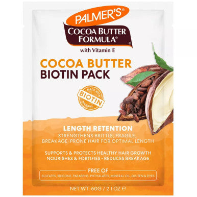 Palmers Cocoa Butter Formula Biotin Hair Treatment Pack (2.1 oz)