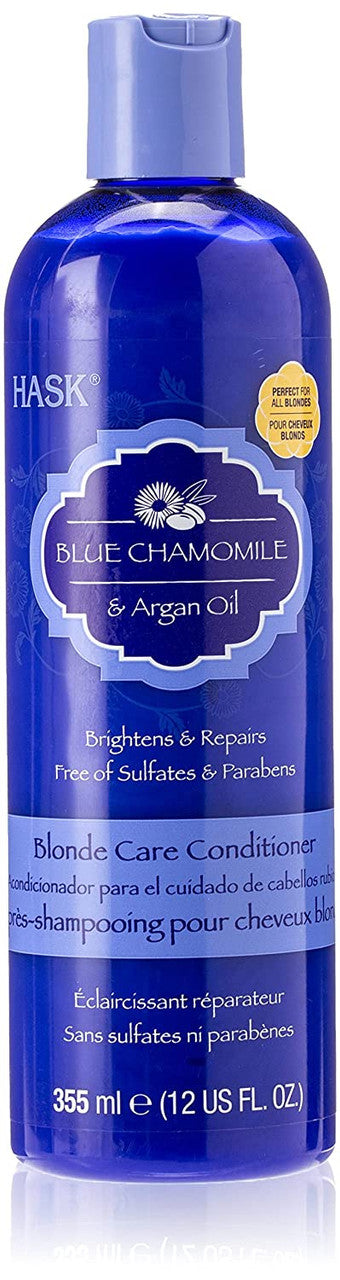 Hask Blue Chamomile and Argan Oil Blonde Care Conditioner (12 oz)