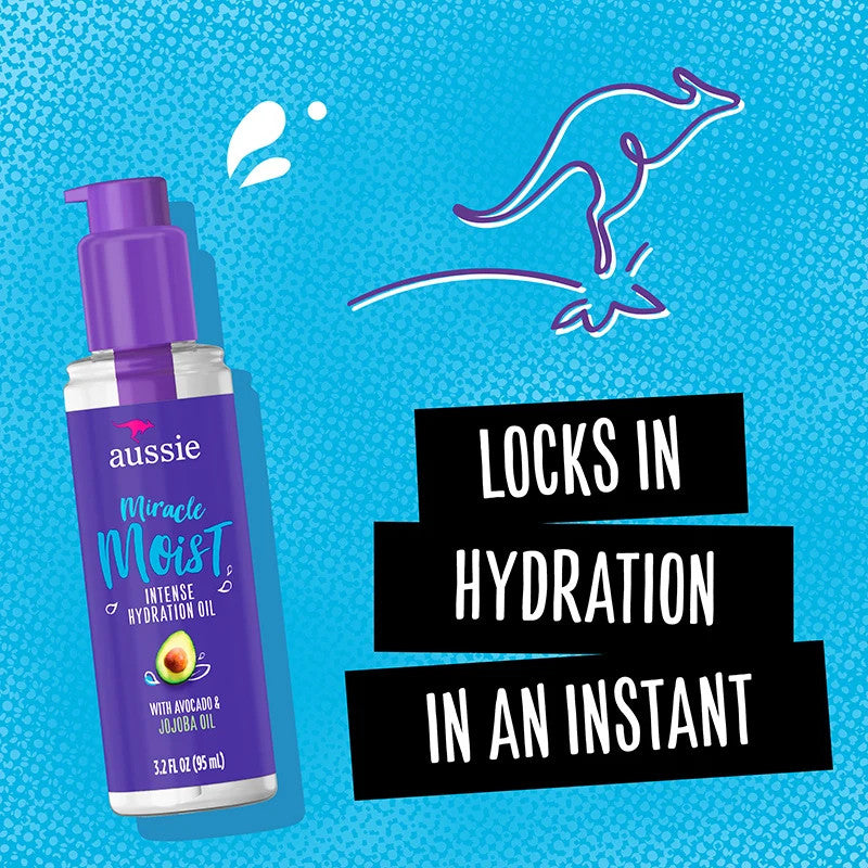 Aussie Miracle Moist Intense Hydration Oil (3.2 oz)