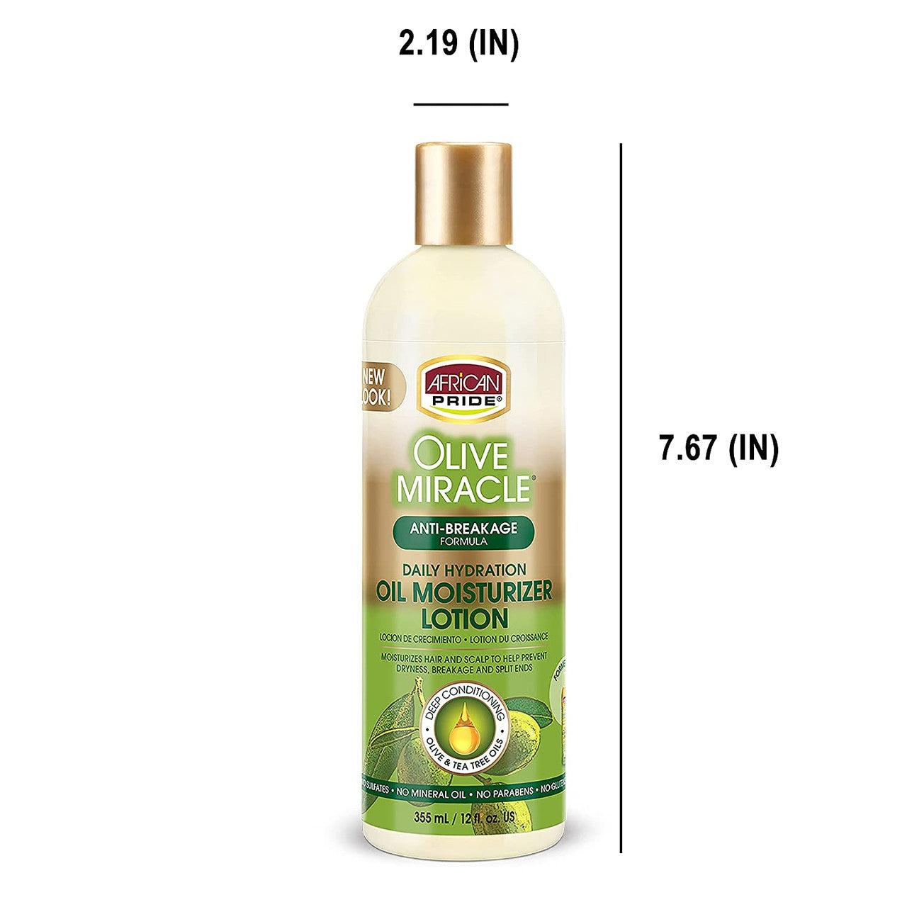 African Pride Olive Miracle Hair Moisturizing Lotion