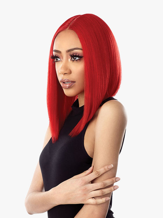 SENSATIONNEL Shear Muse Red Krush Synthetic HD Lace Wig - KIMORA