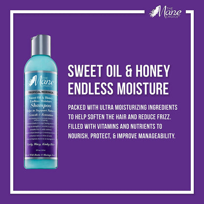 The Mane Choice Tropical Moringa Sweet Oils & Honey Endless Moisture Shampoo