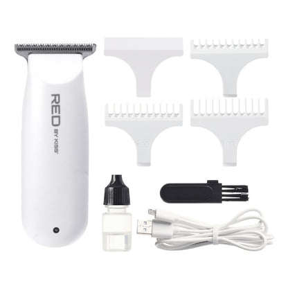 RED  Cordless Rechargeable Mini Trimmer