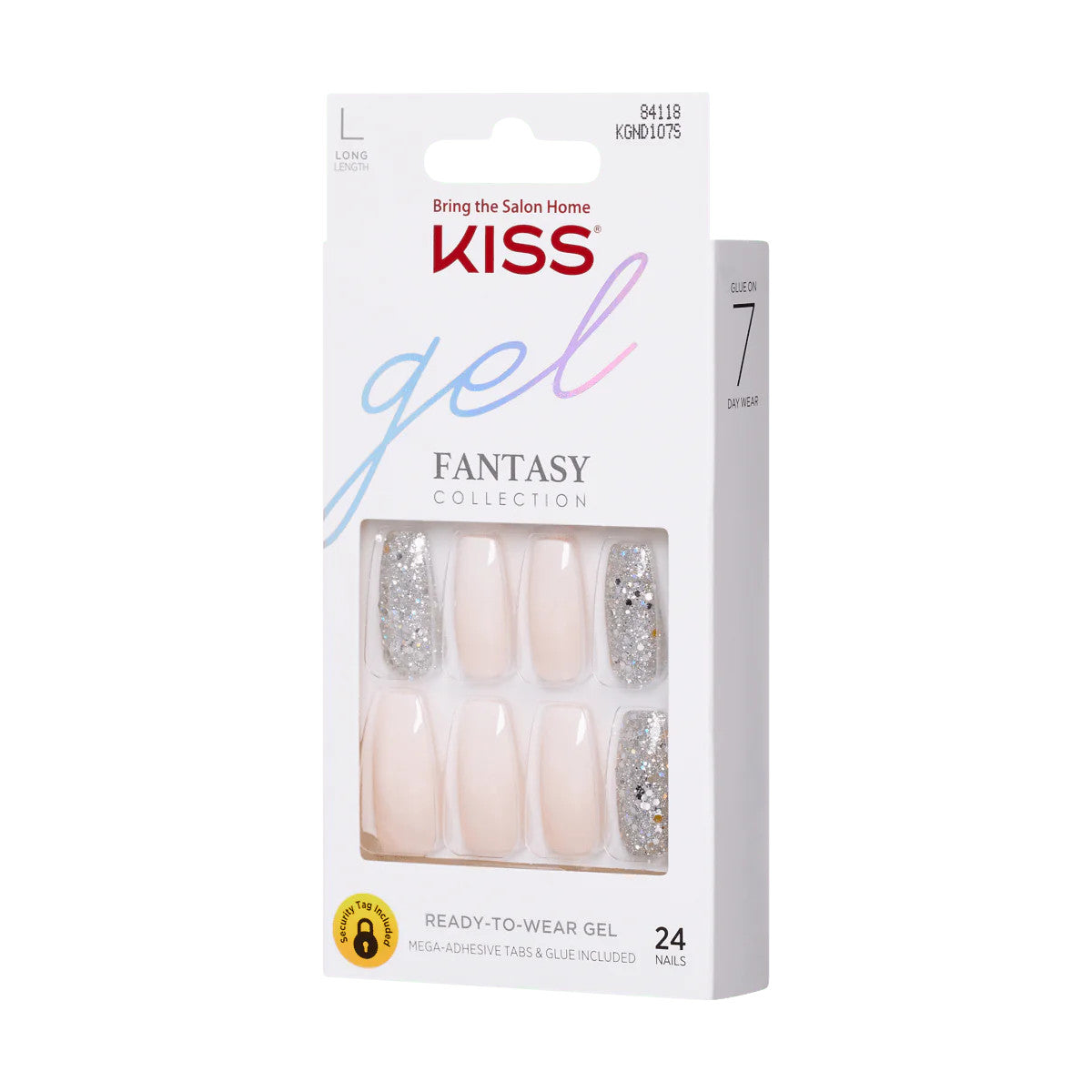 KISS Gel Fantasy Press-On Gel Nails - Friends