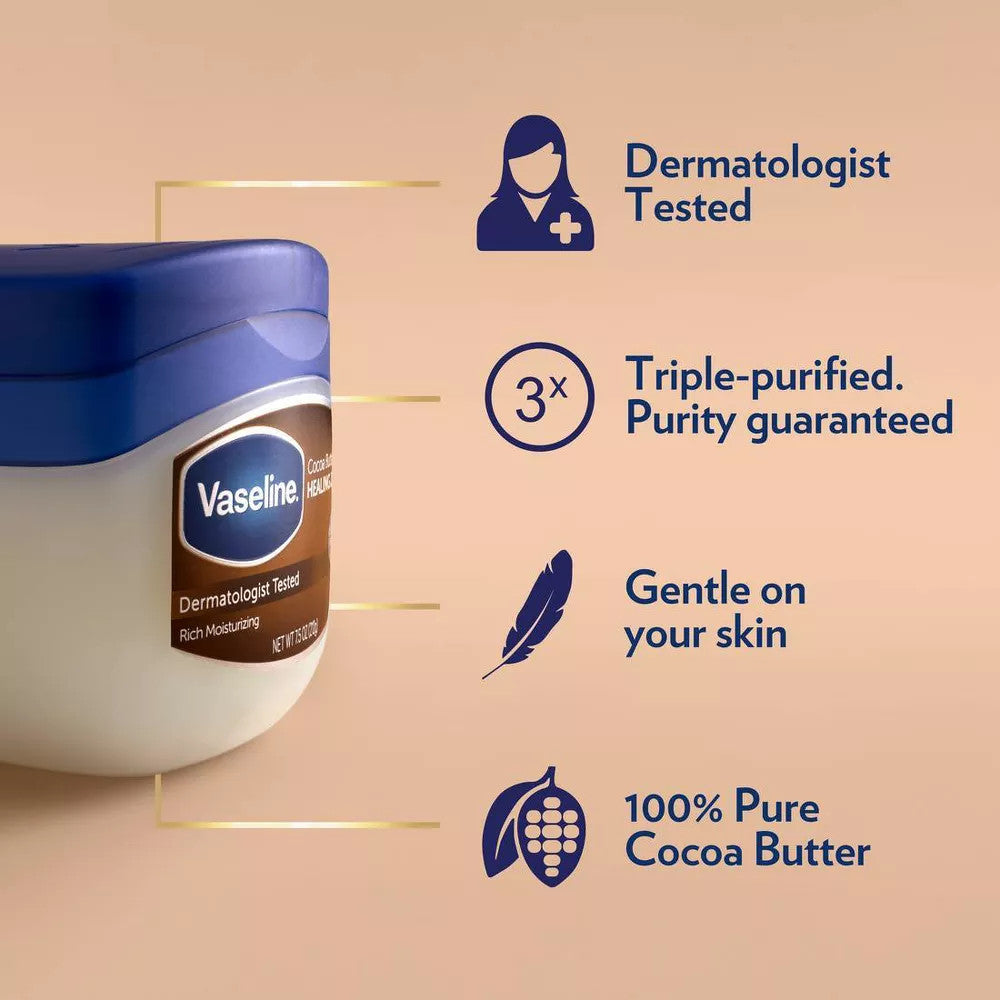 VASELINE Cocoa Butter Healing Petroleum Jelly