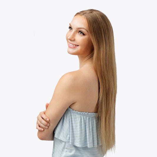 Live N Clip 100% Human Remy Hair 7 Pcs Clip On Extension