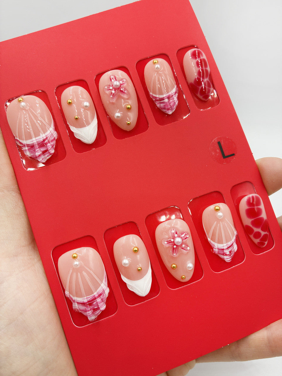 LA FLARE Lovful Nails - ALMOND/REGULAR