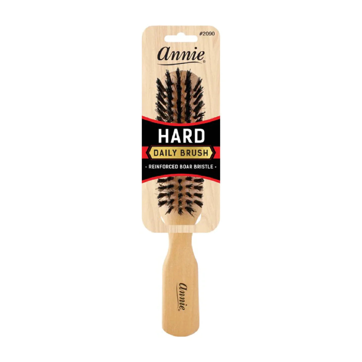 Annie Hard Wooden Brush Boar Bristle 5 Row