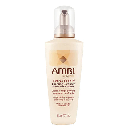Ambi Even and Clear Foaming Cleanser (6oz)