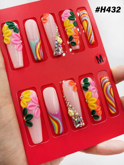 LA FLARE Lovful Nails - COFFIN/MID