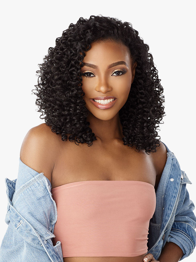 SENSATIONNEL 9CS Textured Clip-In CURL CRUSHER 10″
