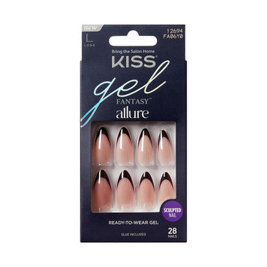 KISS Gel Fantasy Glue On Nails - CHOCO GLAZED