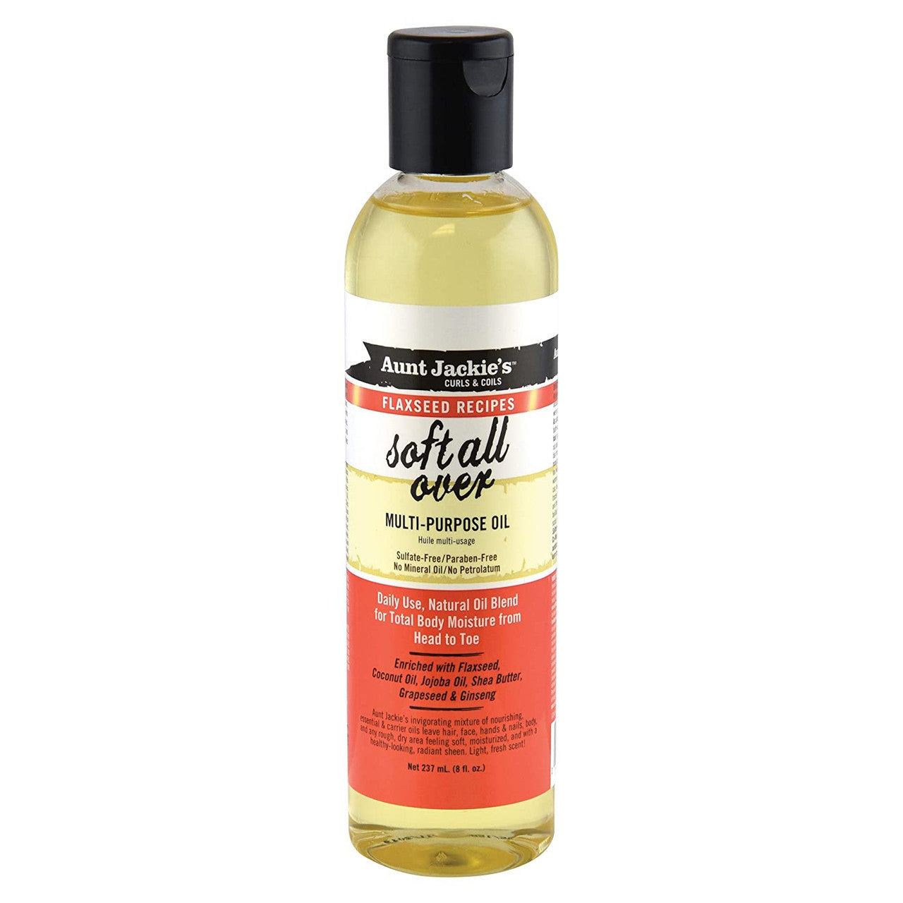 Aunt Jackie's Flaxseed Recipes Multi-Purpose Natural Oil