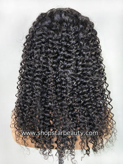 15A PINK LEMON GOLD 100% Human Hair Half Wig H-WATER