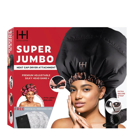Annie Hot & Hotter Super Jumbo Heat Cap Dryer Attachment Black