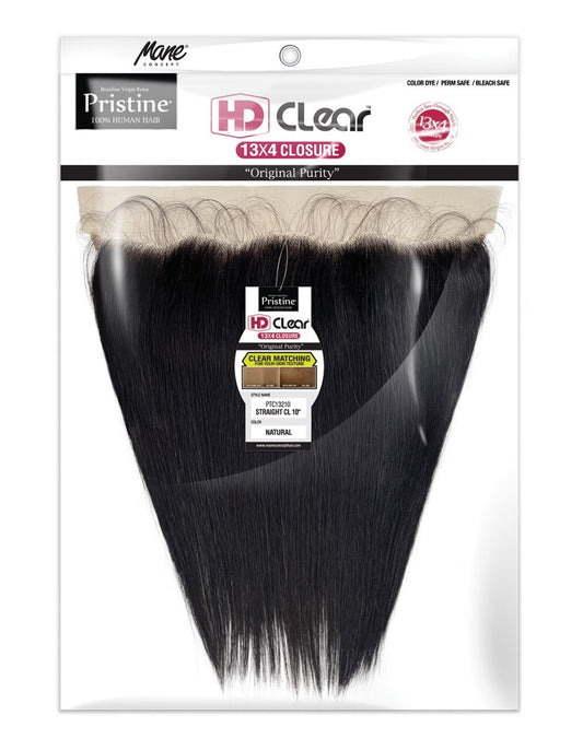 MANE CONCEPT Pristine 100% Human Hair HD Transparent 13x4 Lace Frontal - STRAIGHT