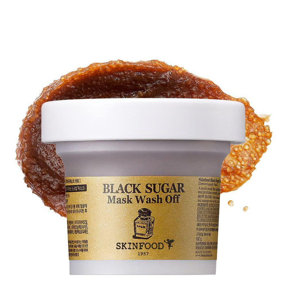 [SKINFOOD] Black Sugar Mask Wash Off (4.05 oz)