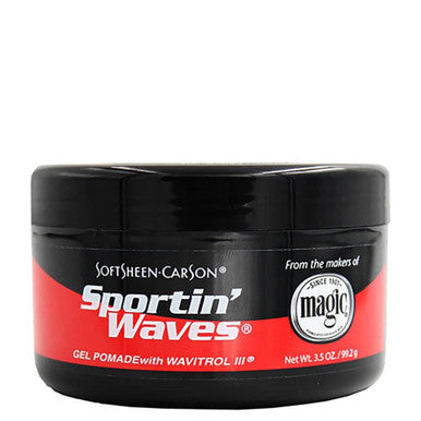 [WHOLESALE] Softsheen Carson Sportin Waves Gel Pomade (3.5 oz) (x 6 )