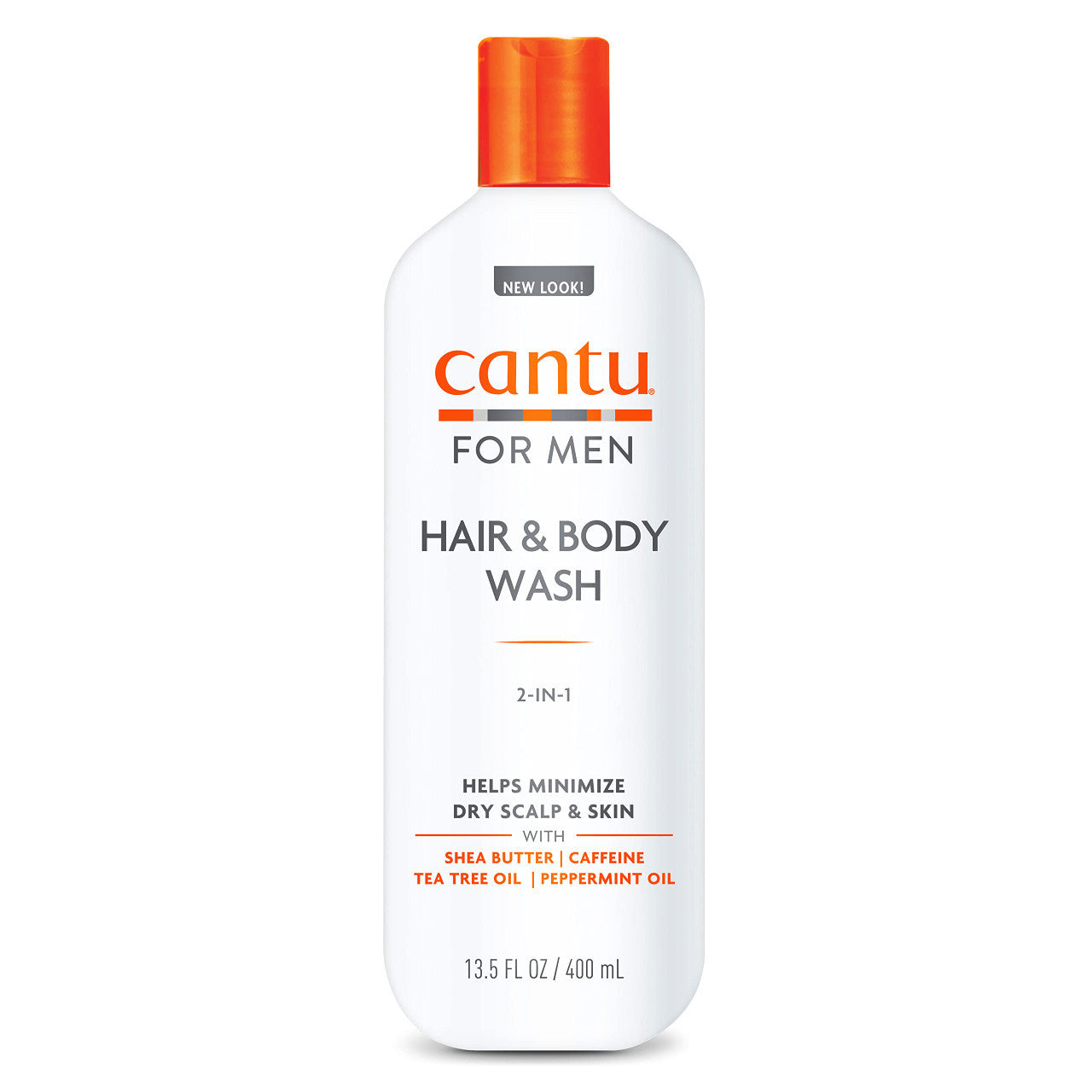 Cantu Men's 3-in-1 Shampoo Conditioner Body Wash (13.5oz)
