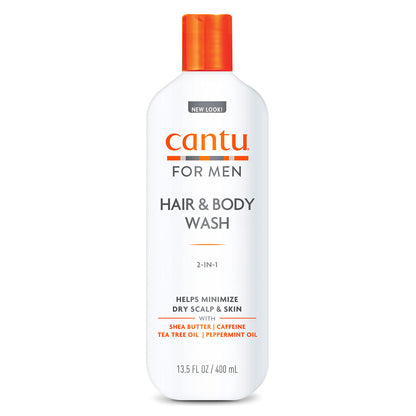 Cantu Men's 3-in-1 Shampoo Conditioner Body Wash (13.5oz)