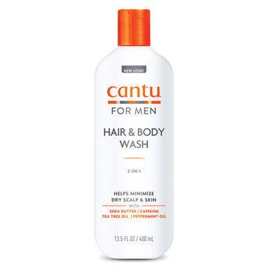 Cantu Men's 3-in-1 Shampoo Conditioner Body Wash (13.5oz)