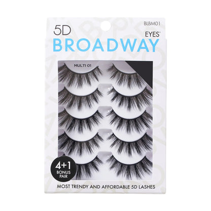 KISS Broadway 5D Lashes 5 Pair Multipack (30 Styles)
